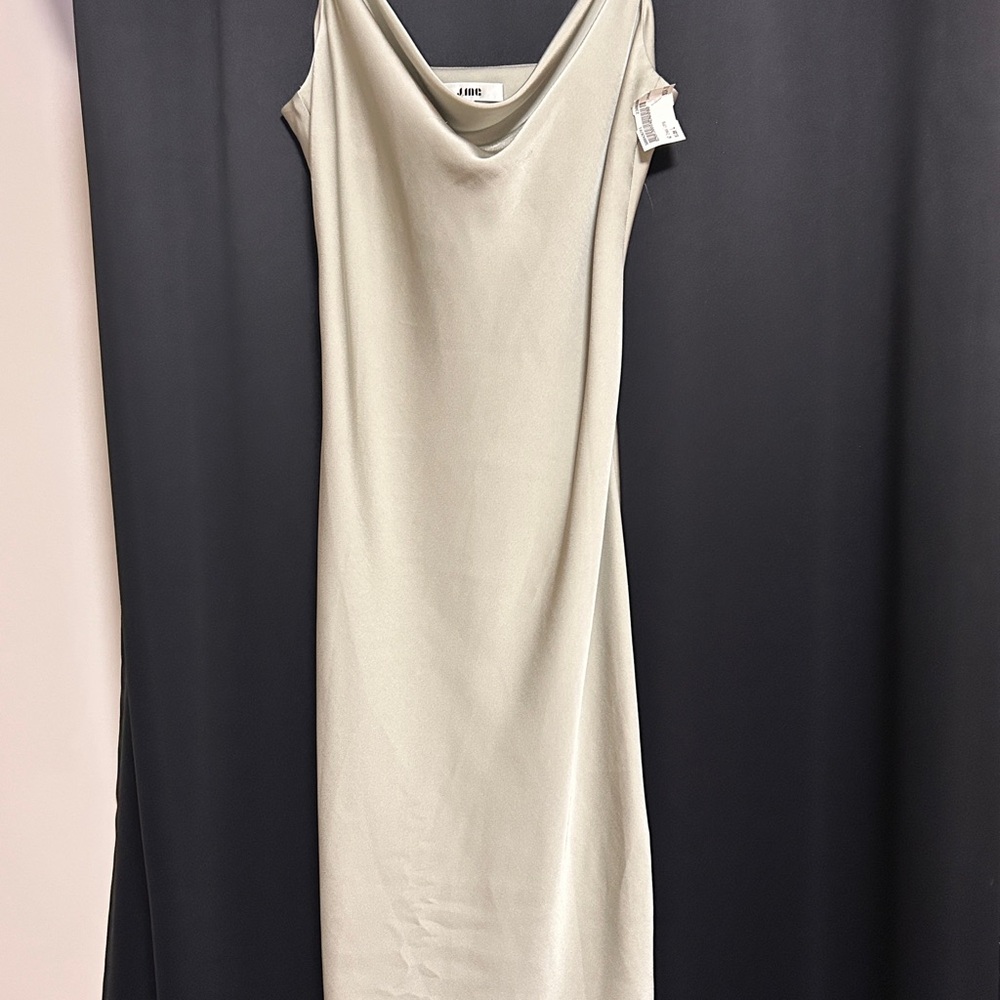 H&M Elegant Cream Midi Dress